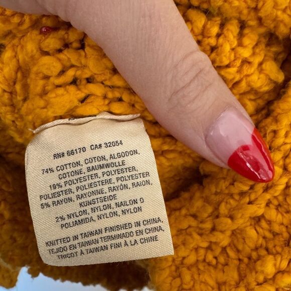 Anthropologie Chunky Knit Sweater Small - Picture 9 of 9